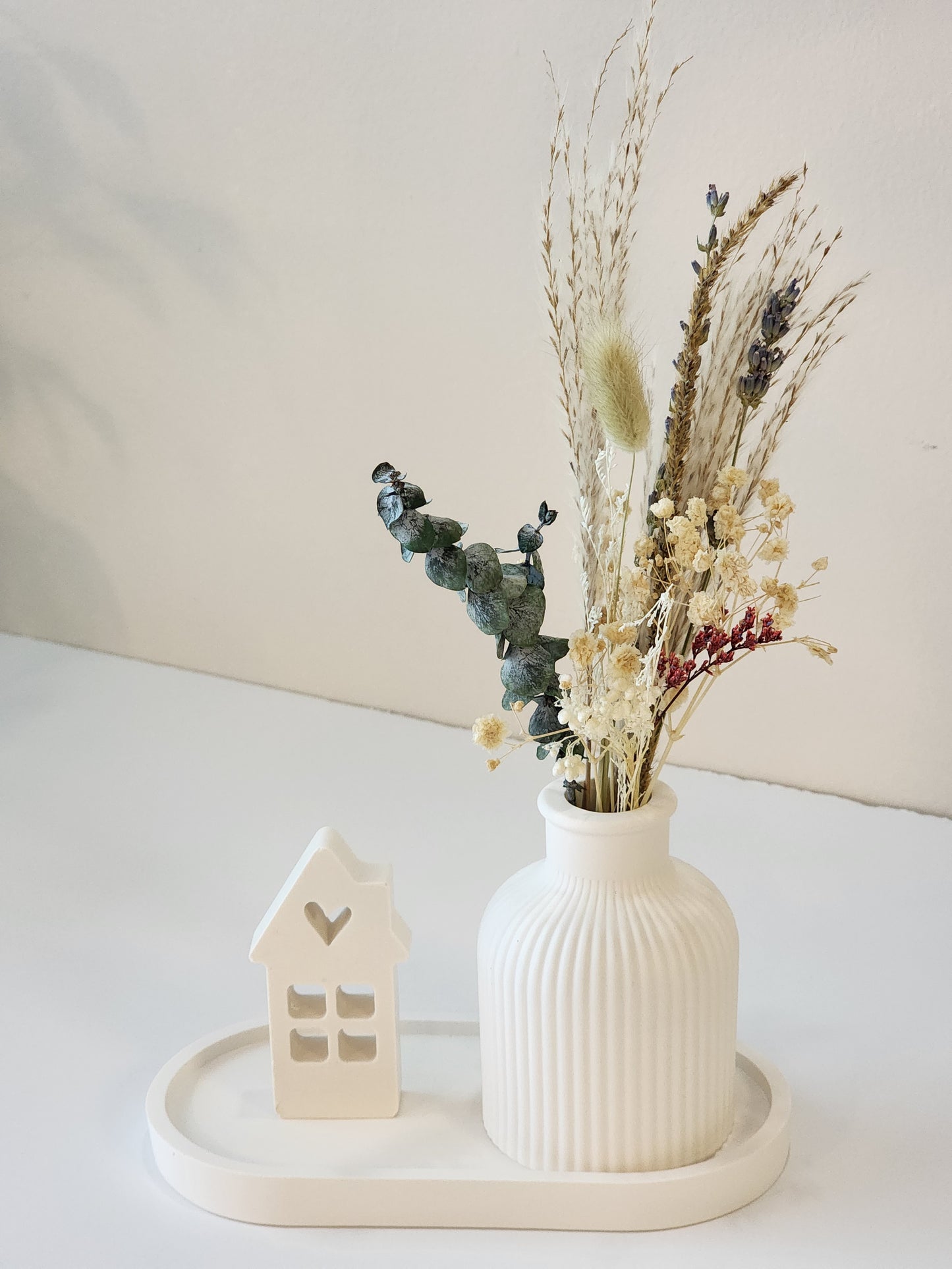 Ribbed Bottle Vase