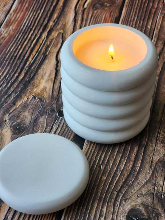 Stacked Donut Candle