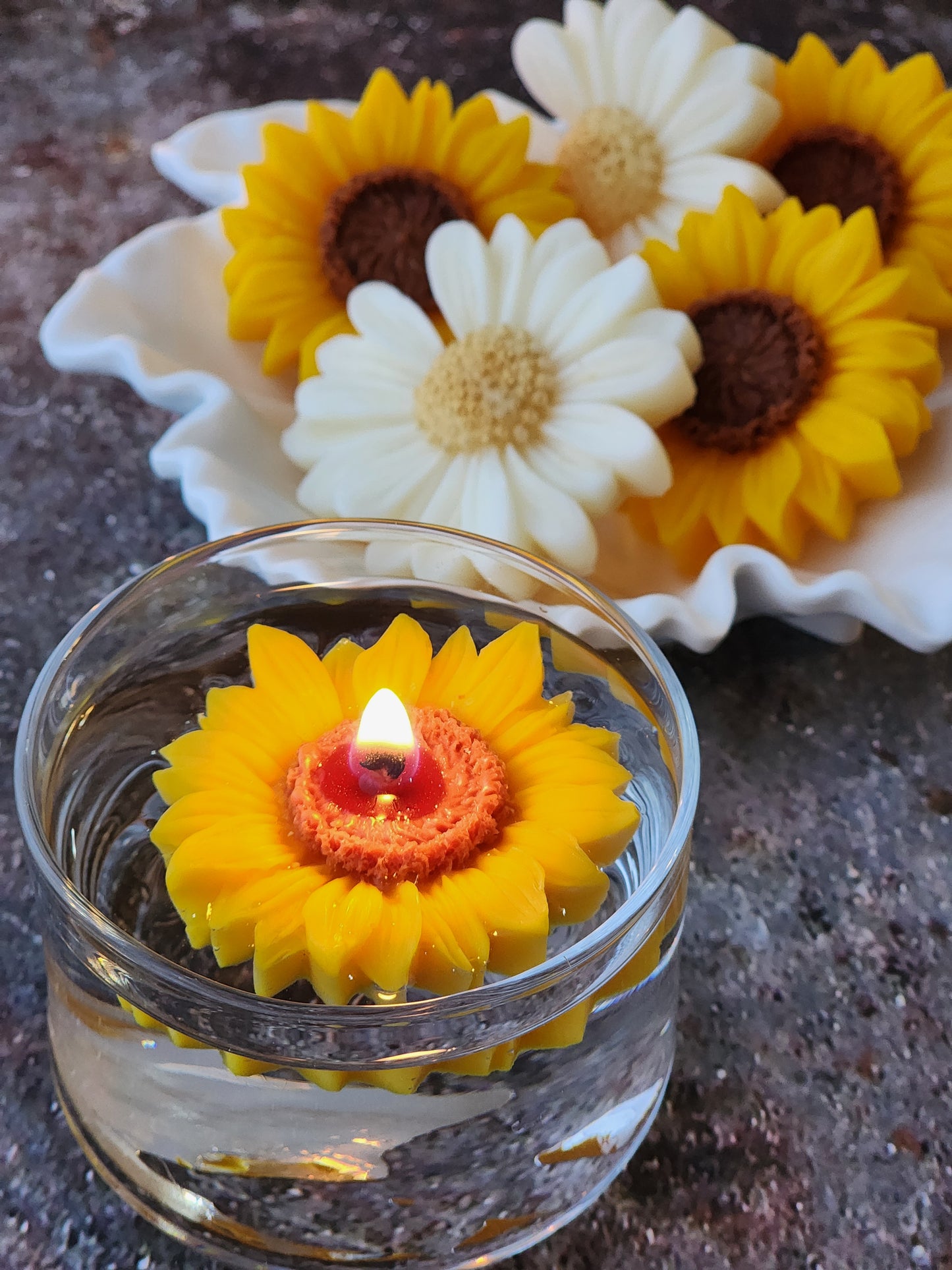 Daisy / Sunflower Floating Candle