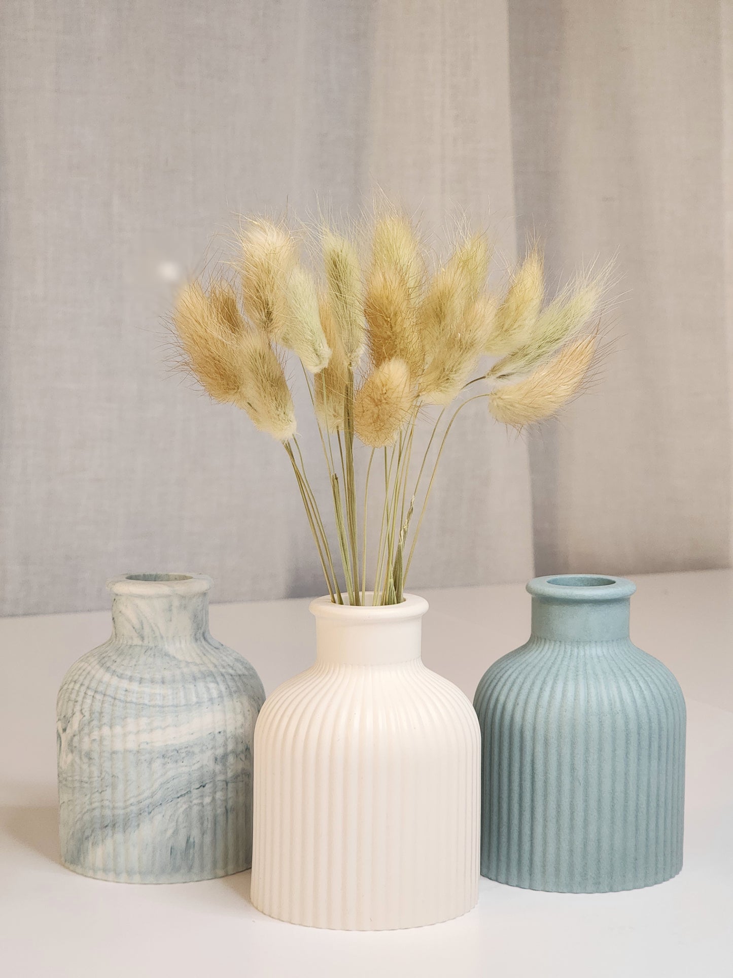 Ribbed Bottle Vase