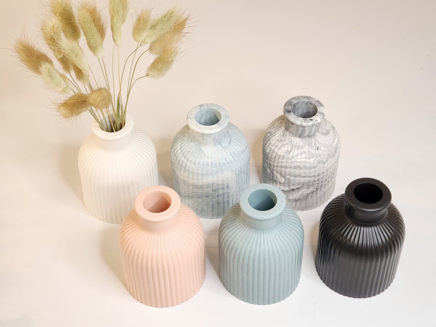 Ribbed Bottle Vase