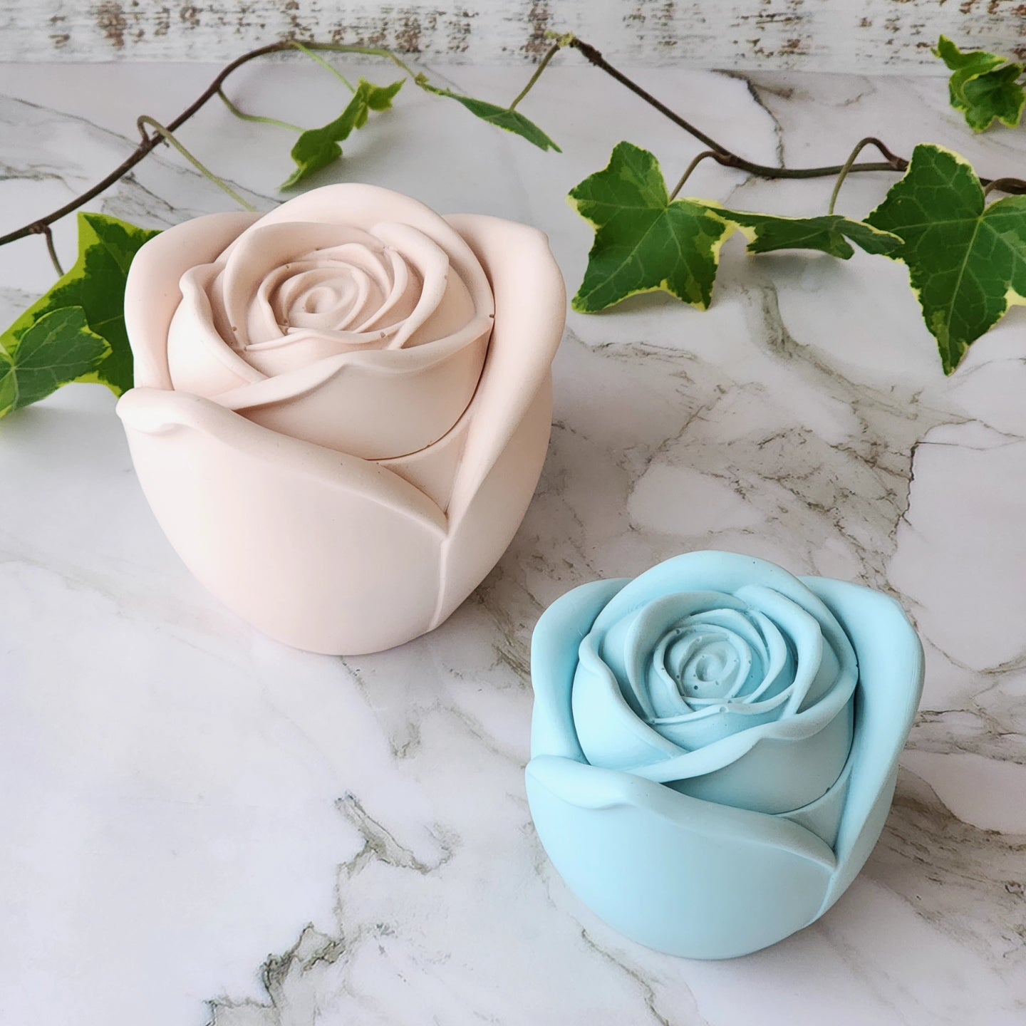 Rose Candle Vessel & Refill Wax